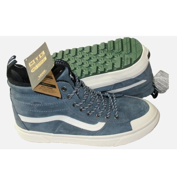 New Vans Sk8 Hi MTE 2 Men's Size Steel Blue Gray - Picture 2 of 6